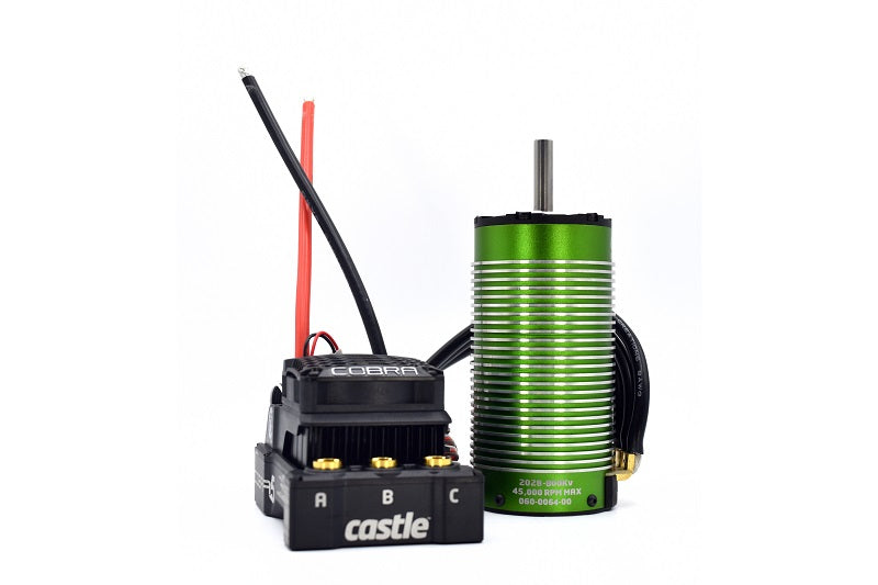 Castle Creations 010-0179-01 Cobra 5 8S 33.6V ESC 20A Peak BEC with 2028-800KV