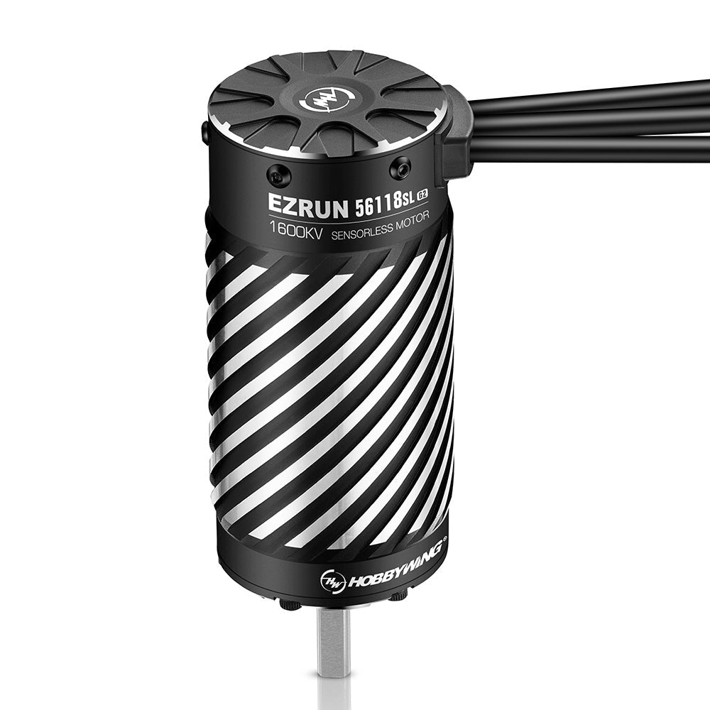 HobbyWing 30402905 Ezrun Max 56118SL 1600Kv G2 Motor (Speed)