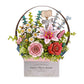Robotime TW03H Rowood Wooden Flower Basket DIY 3D Puzzle