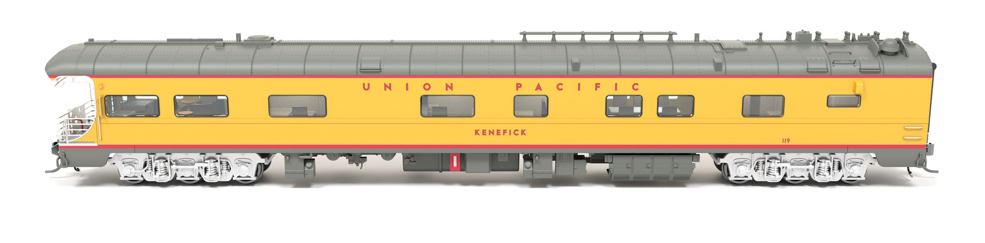 Broadway Limited 9017 HO UP UP Business Car Missouri Bicentennial Drumhead #119