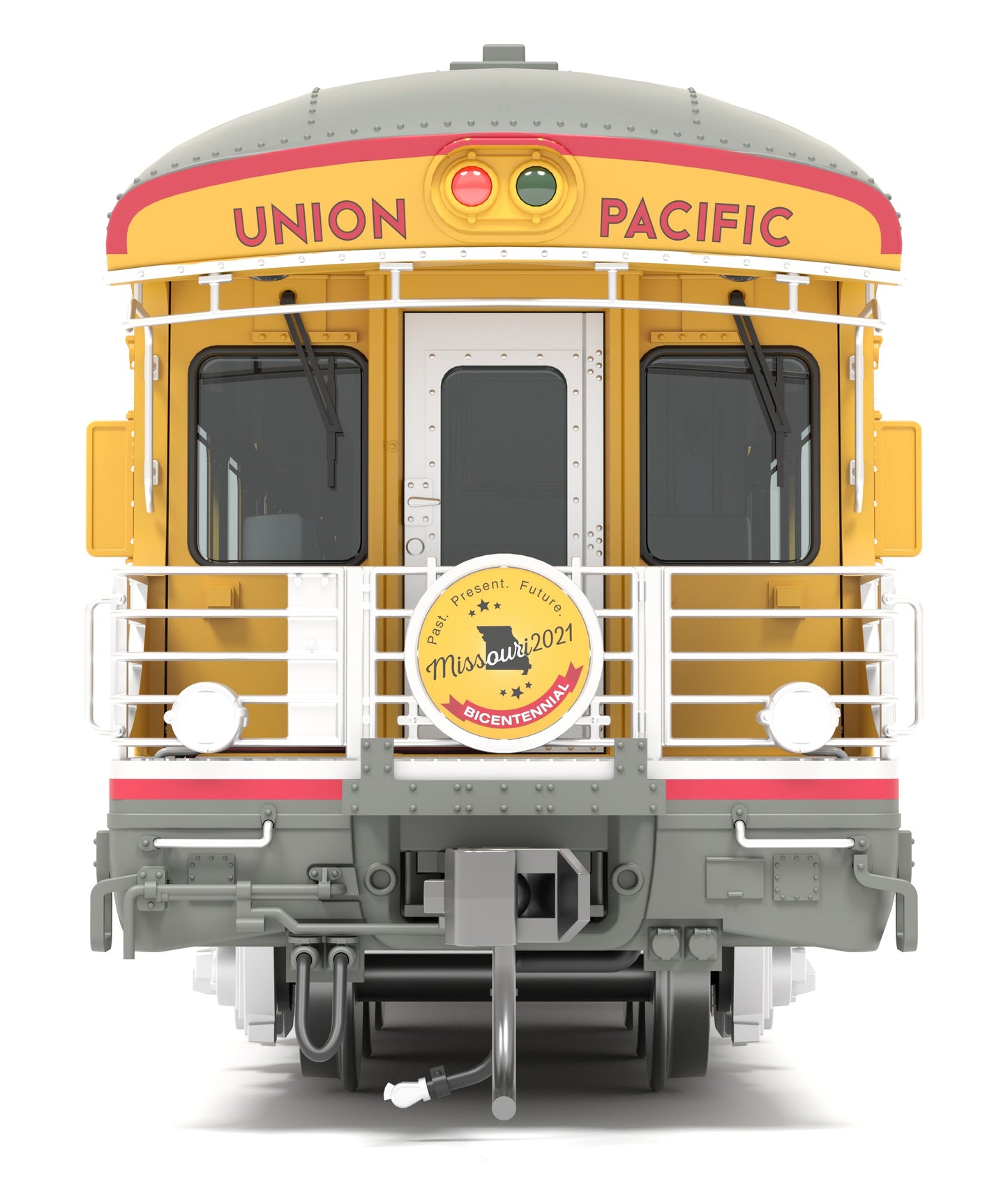 Broadway Limited 9017 HO UP UP Business Car Missouri Bicentennial Drumhead #119