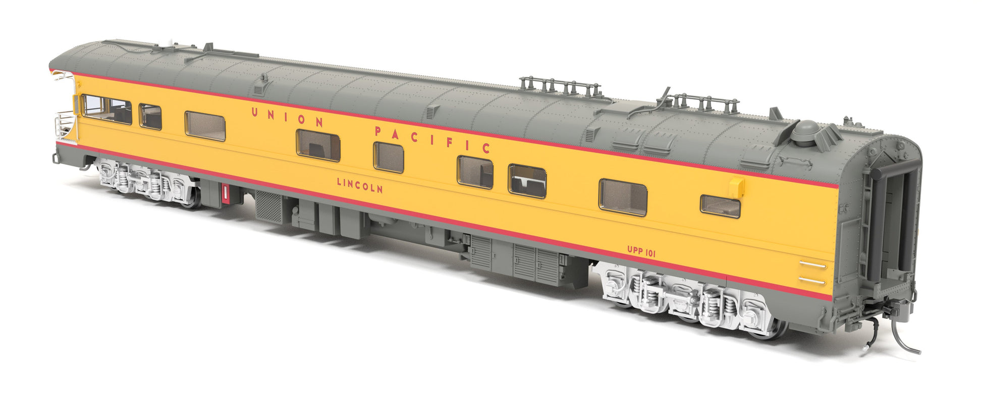 Broadway Limited 9591 HO UP Union Pacific Business Car w/ UP Shield on Rear #101