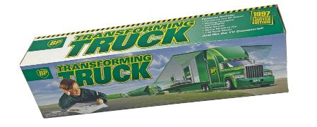 BP 1997 1:36 Scale Die Cast Transforming Truck W/Bonus Car