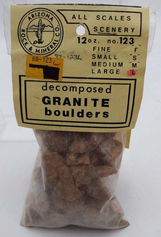 Arizona Rock & Mineral Co. 123 All Scales Large Decomposed Granite Boulders