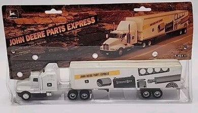 Ertl 5714 1:64 Die Cast John Deere Parts Express Tractor Trailer