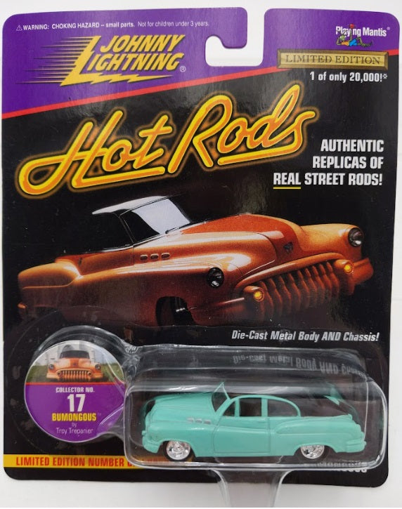 Playing Mantis 441-02 1:64 Johnny Lightning Turquoise Bumongous Collector No. 17