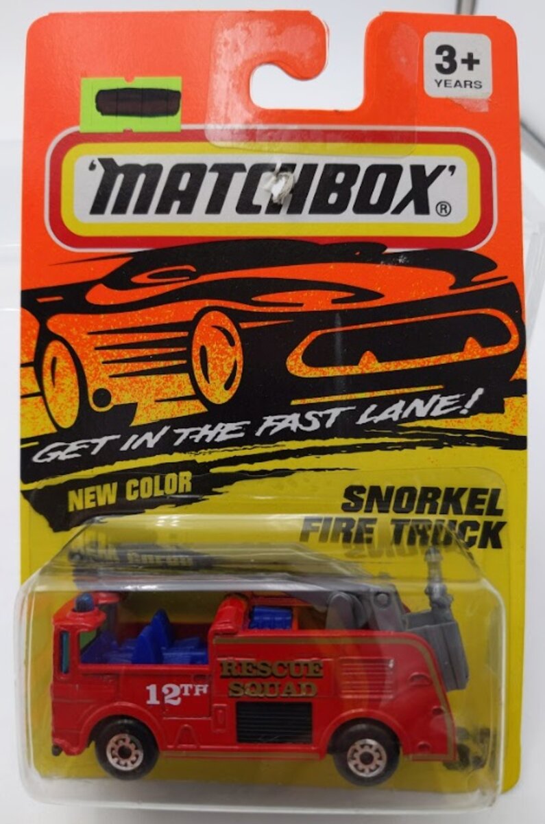 Matchbox 01763 1:64 Rescue Squad 12th Snorkel Fire Truck # 63