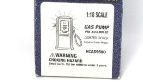 Hobbico HCAS9500 1:18 Model Maker Custom Case Gas Pump Pre-Assembled