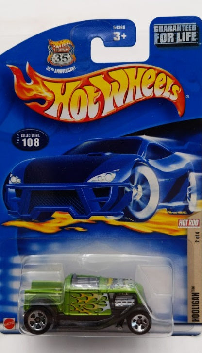 Hot Wheels 54366 1:64 Hot Rod Magazine Hooligan Collector No. 108 2 of 4