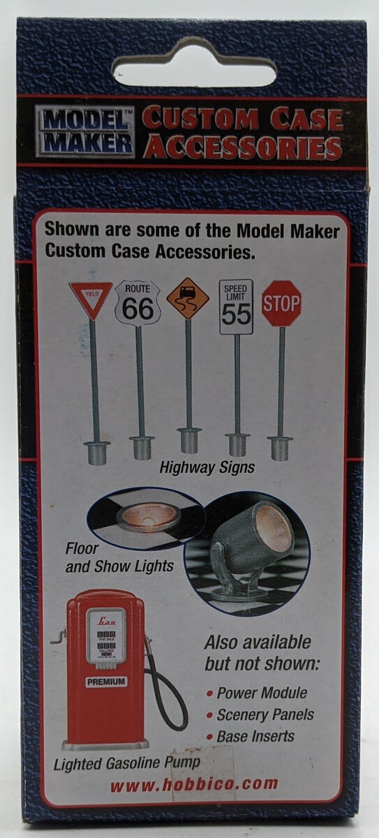Hobbico HCAS9425 1:24 Model Maker Custom Case Highway Signs & Decals