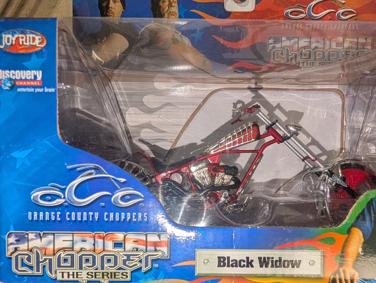RC2 Brands, Inc. 37168 1:18 Die Cast American Choppers Black Widow Motorcycle