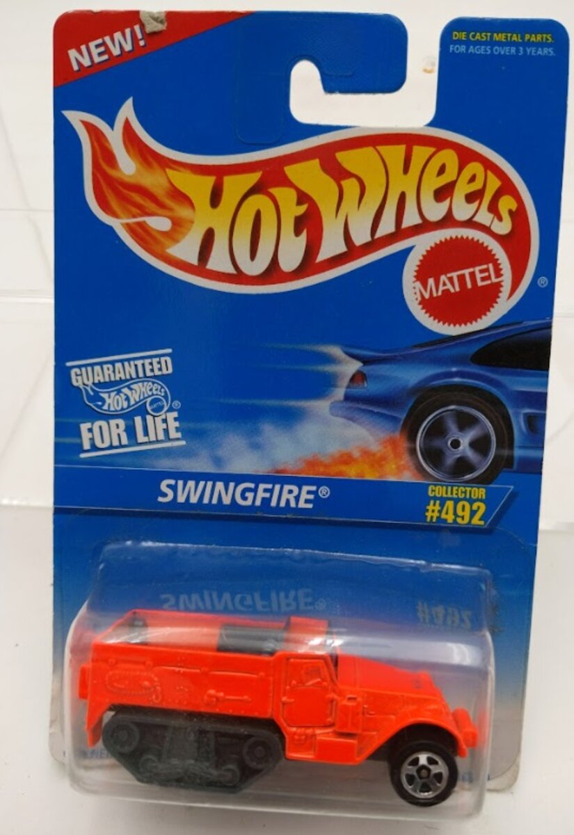 Hot Wheels 16299 1:64 Swingfire Collector # 492 Diecast Metal Parts