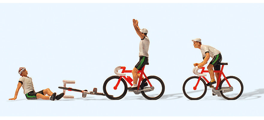 Preiser 25005 HO Cyclist Team 2 Figures (Set of 3)