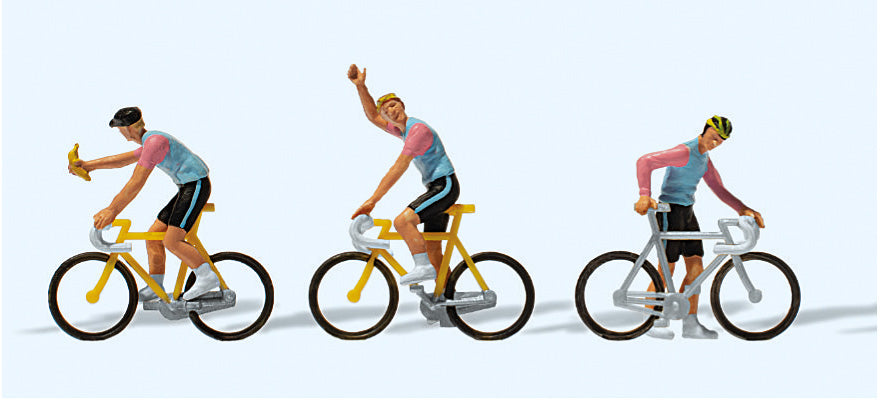 Preiser 25008 HO Cyclist Team 3 Figures (Set of 3)