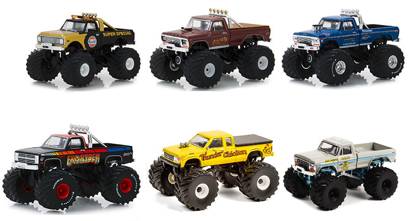 Greenlight Collectibles 49195-CASE 1:64 Kings of Crunch The Greatest Hits Set