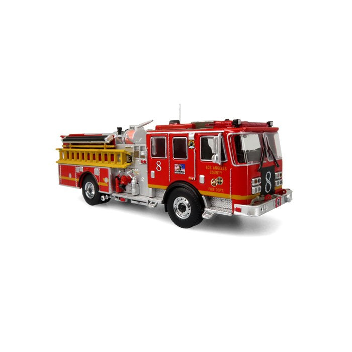 Iconic Replicas 64-0455 1:64 LACFD Engine 8 KME Predator Fire Engine Diecast