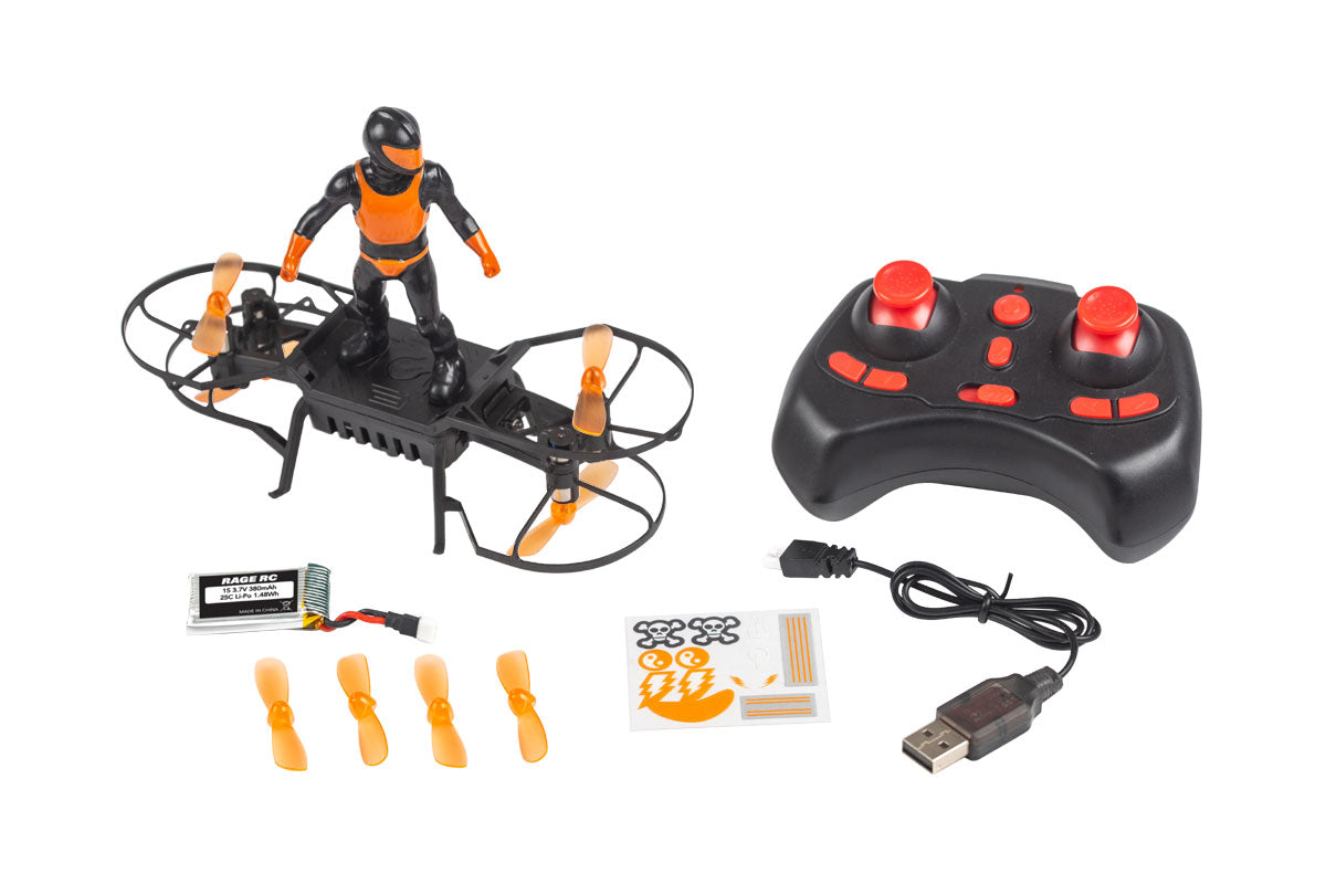 Rage R/C 4572 Skater AeroBoard RTF