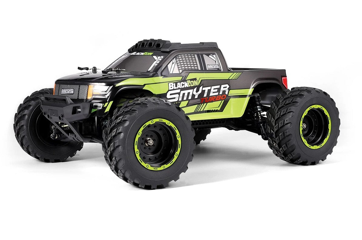 BlackZon 540251 1:12 Green Smyter Turbo 3S Brushless Monster Truck 4WD RTR
