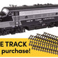 Walthers 905-21412 HO NYC EMD F7A Diesel Loco w/ Sound & DCC #1664 w/ Flex Track