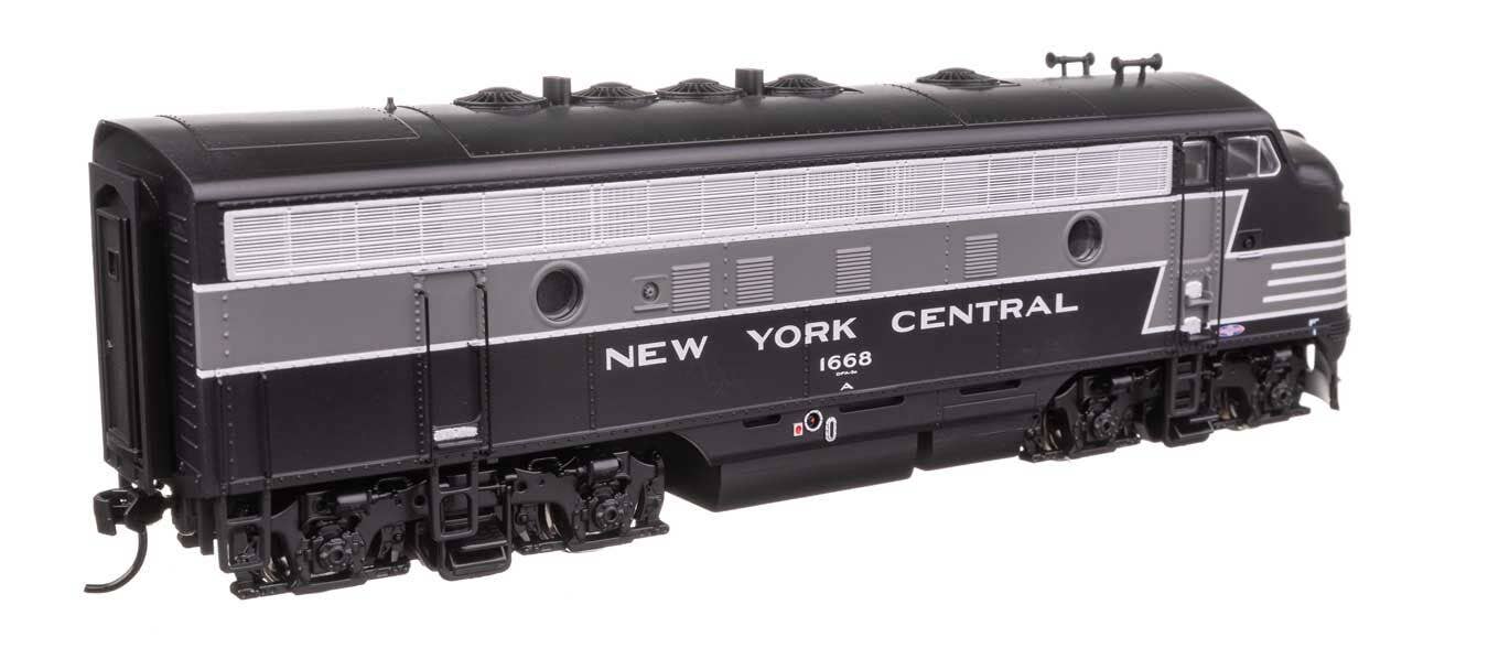 Walthers 905-21413 HO NYC EMD F7A Diesel Loco w/ Sound & DCC #1668 w/ Flex Track