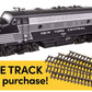 Walthers 905-21413 HO NYC EMD F7A Diesel Loco w/ Sound & DCC #1668 w/ Flex Track