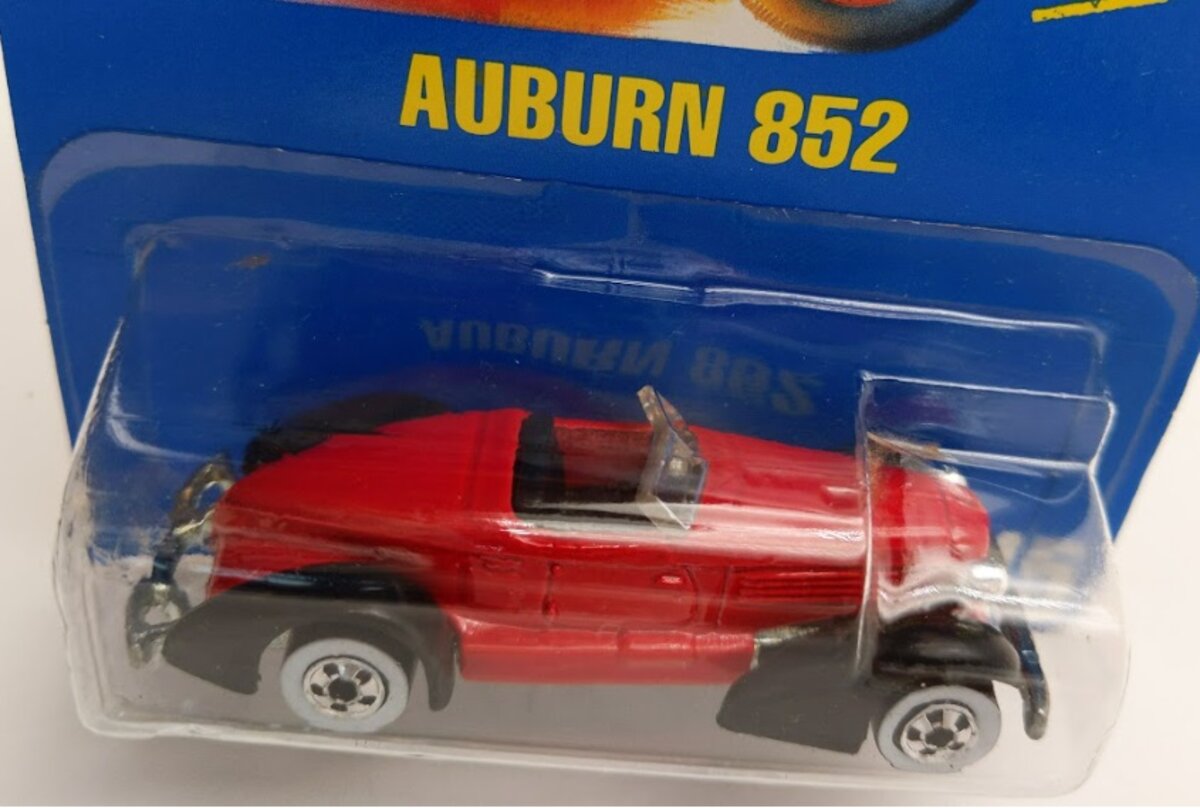 Hot Wheels 4314 1:64 Red & Black Auburn Collector No. 215 Die Cast Metal