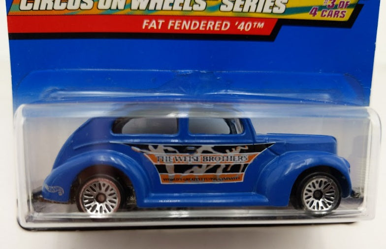 Hot Wheels 26030 1:64 Circus On Wheels Series Fat Fendered '40 # 3 of 4