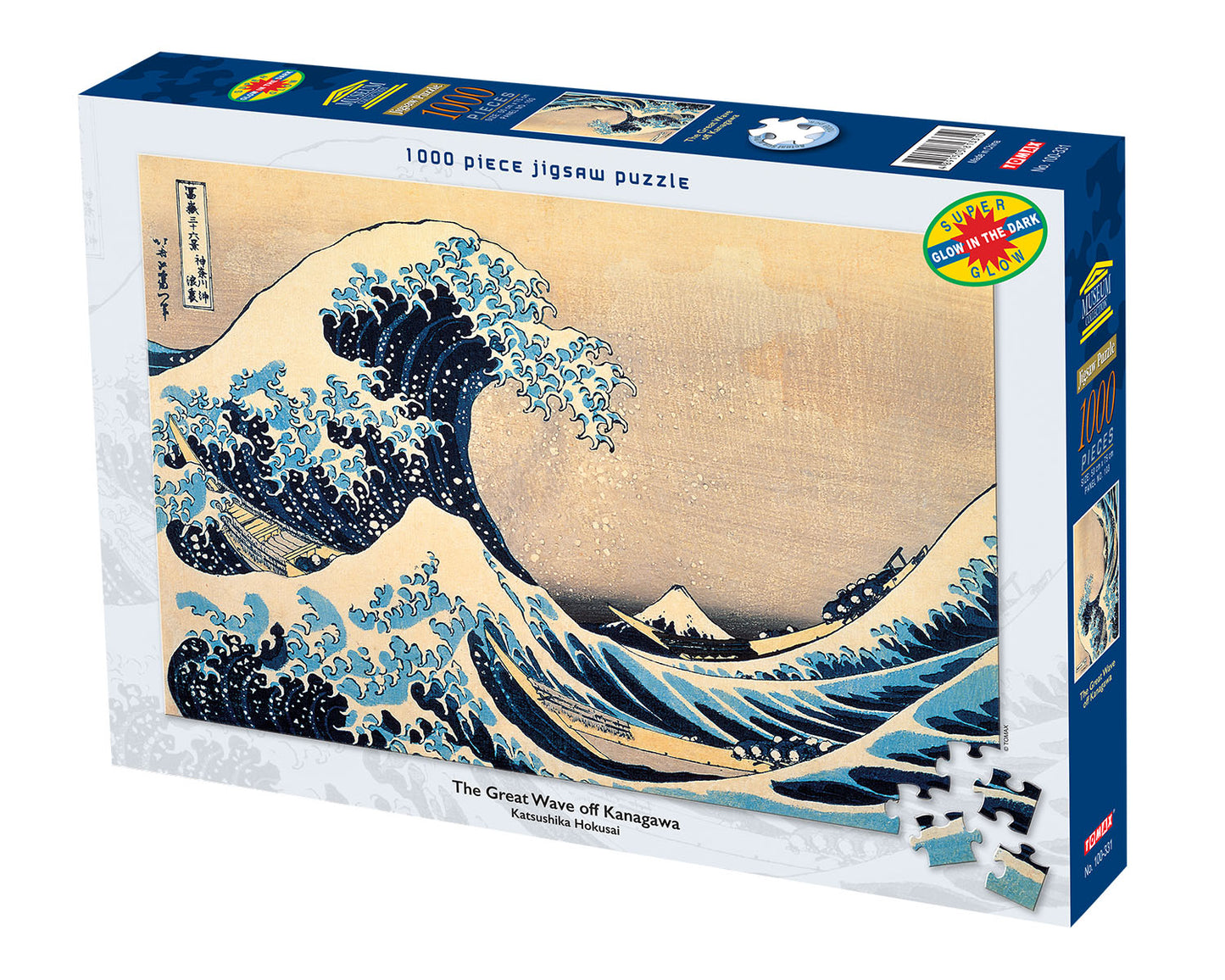 Tomax 100-331 The Great Wave off Kanagawa Glow in the Dark Jigsaw Puzzle
