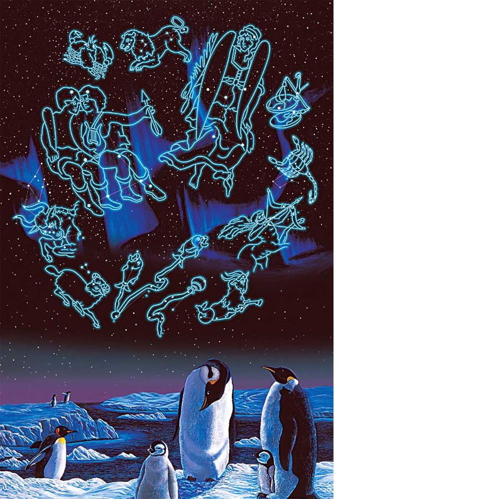 Tomax 100-091 Starry Night Glow in the Dark Jigsaw Puzzle
