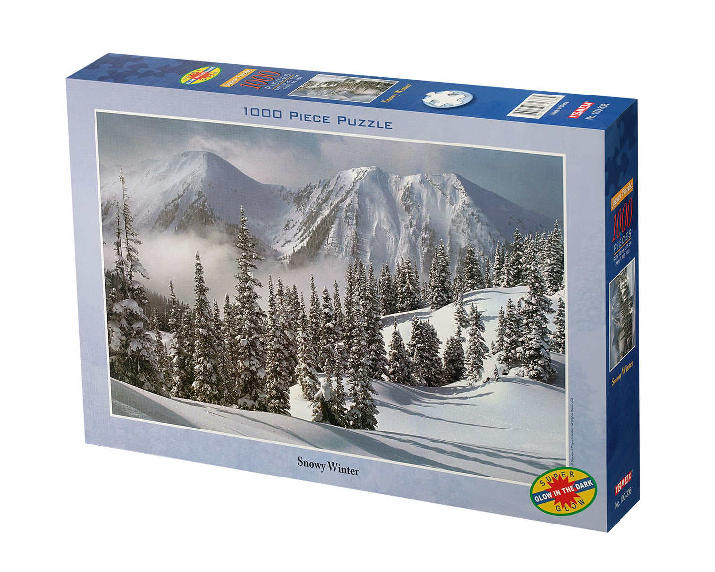 Tomax 100-336 Snow Winter Glow in the Dark Jigsaw Puzzle