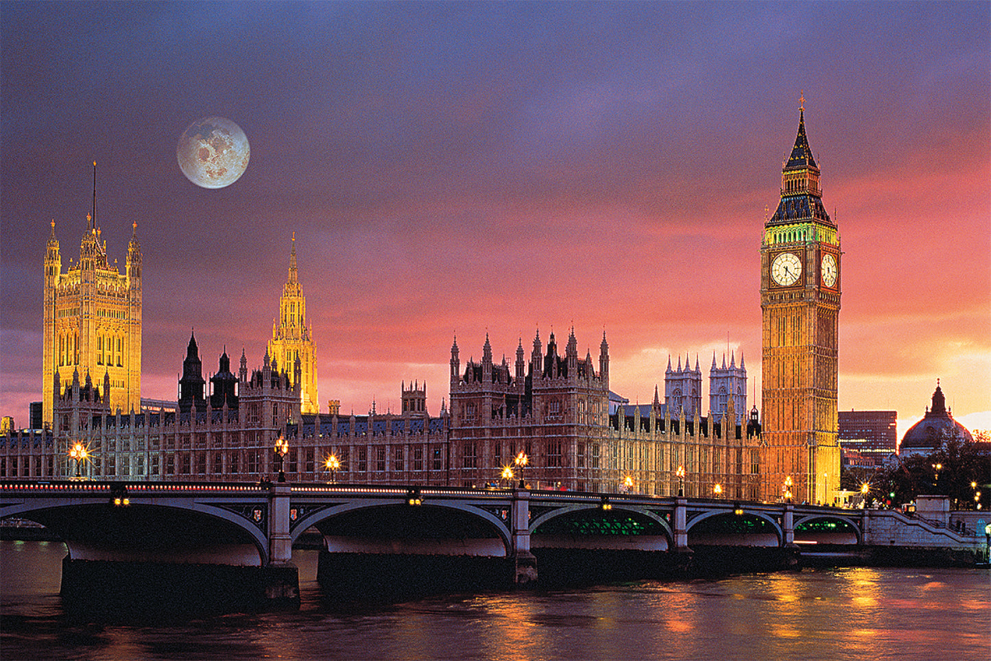 Tomax 100-101 House of Parliament, London Glow in the Dark Jigsaw Puzzle