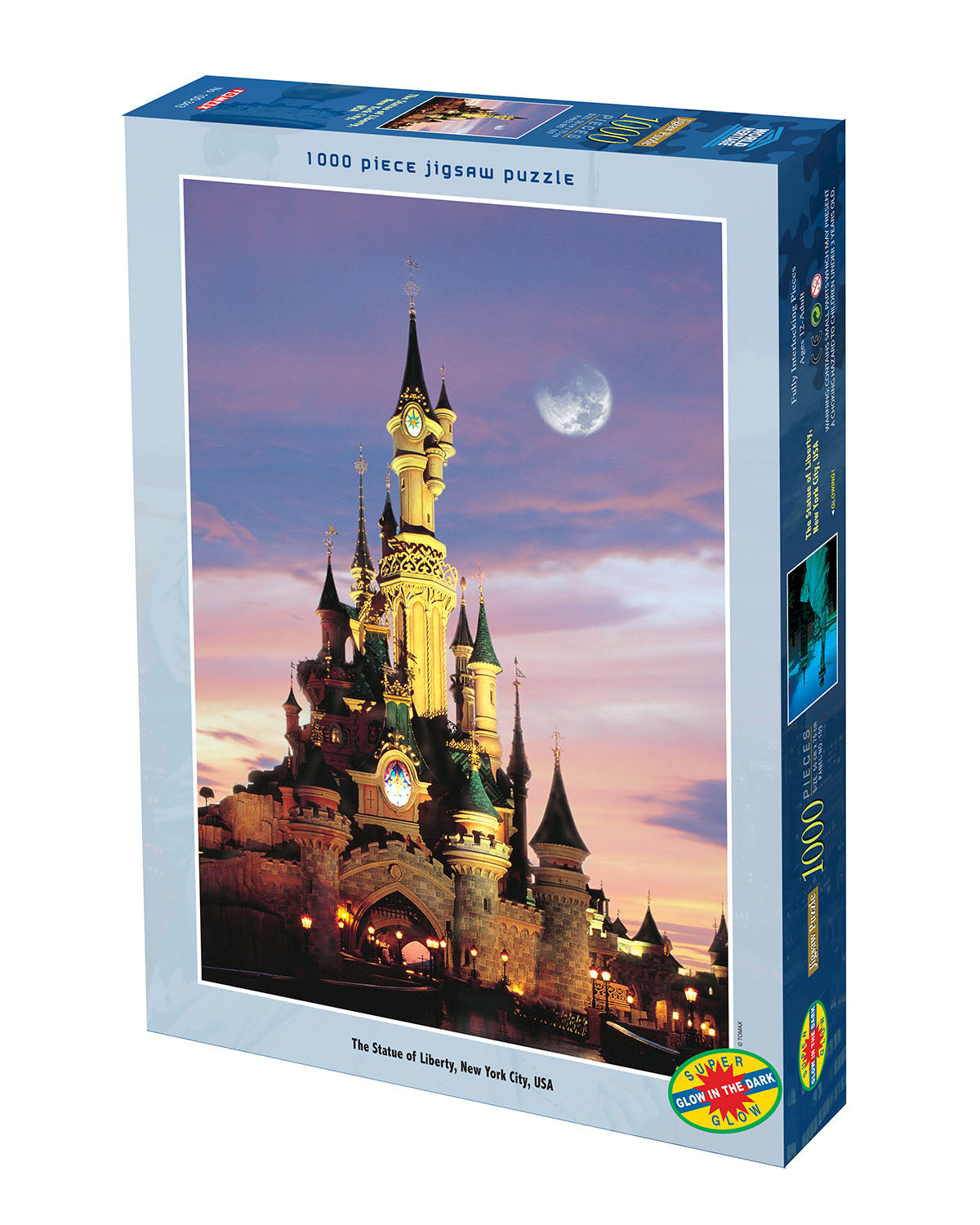 Tomax 100-303 Fantasy World Glow in the Dark Jigsaw Puzzle