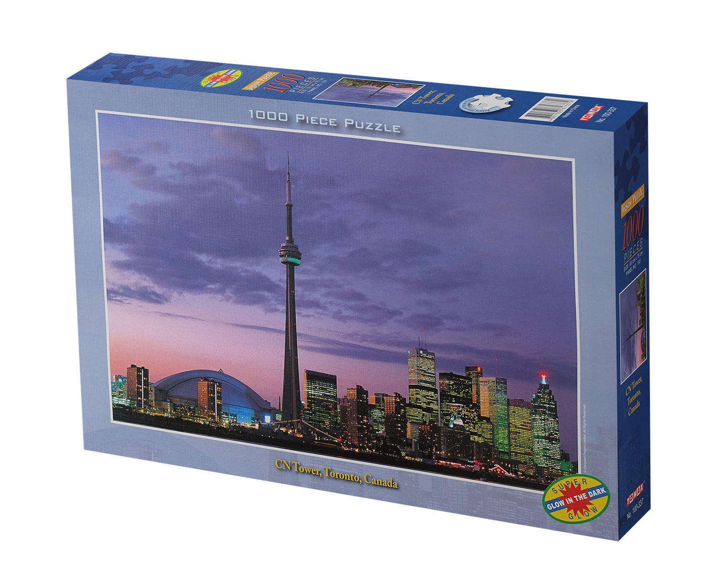 Tomax 100-337 CN Tower, Toronto, Canada Glow in the Dark Jigsaw Puzzle
