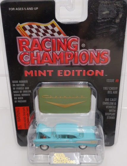 Racing Champions 08100-08103 1:61 Mint Edition 1957 ChevyBel Air W/Display Stand
