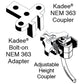 Kadee 52 HO .340" Medium NEM 363 European-Style Couplers