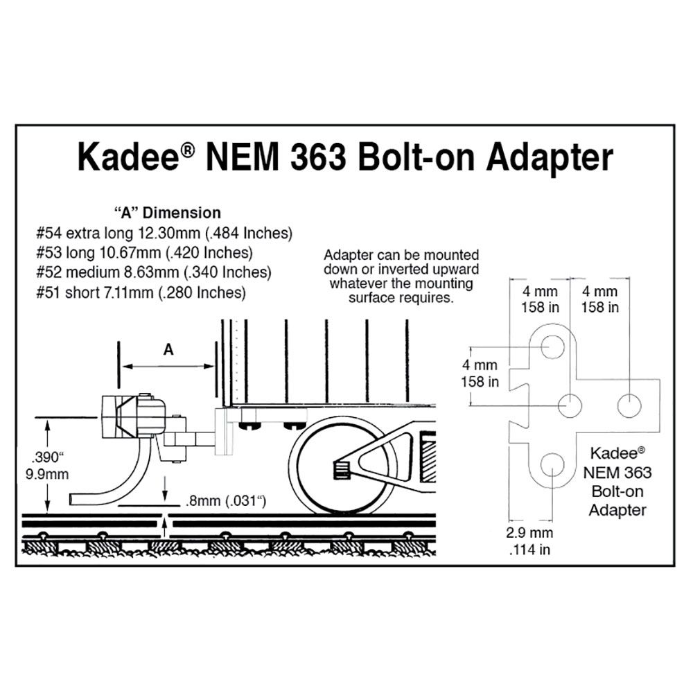Kadee 53 HO .420
