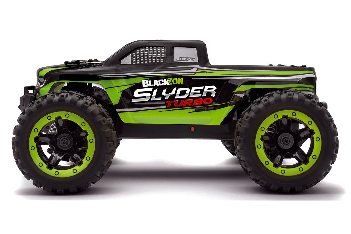 BlackZon 540208 1:16 Green Slyder MT Turbo 4WD 2S Brushless Ready-to-Run