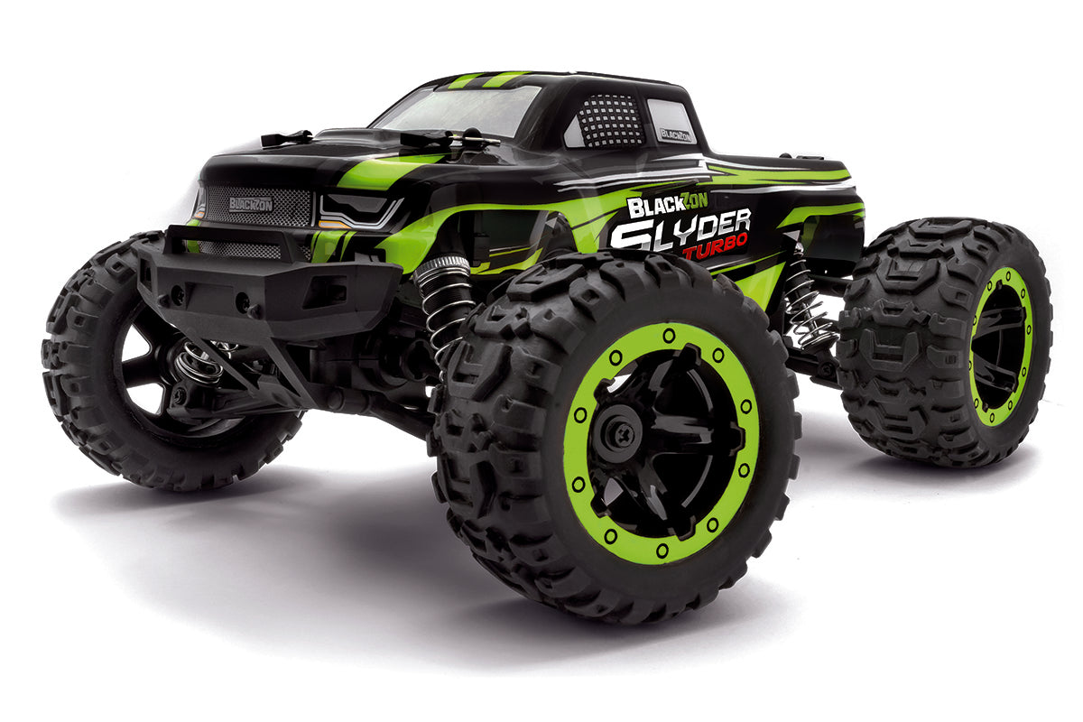 BlackZon 540208 1:16 Green Slyder MT Turbo 4WD 2S Brushless Ready-to-Run