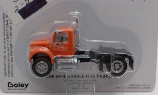 Boley 4000-9 HO Dept 1-87 Orange Navistar Semi Trailer Truck Cab International