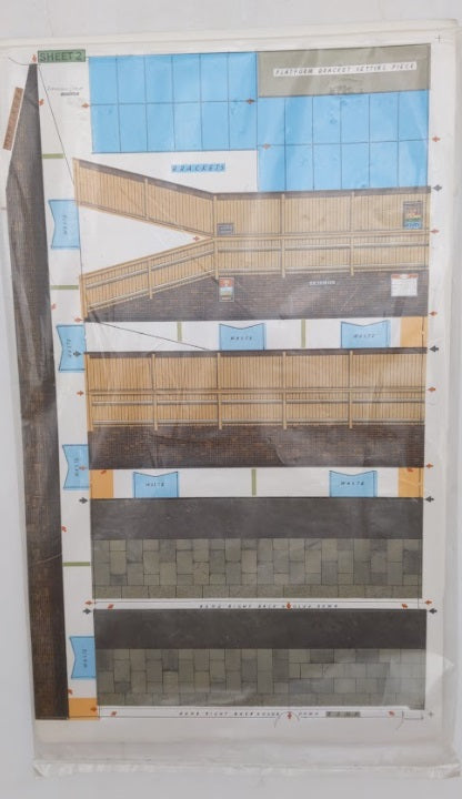 Superquick 1 OO/HO Gauge Series A Station Platform 610 mm Long Kit