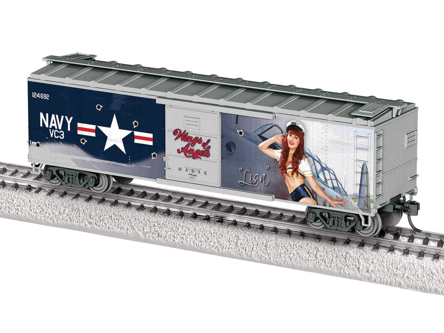Lionel 2554030 HO Wings of Angels Lisa Marie Boxcar