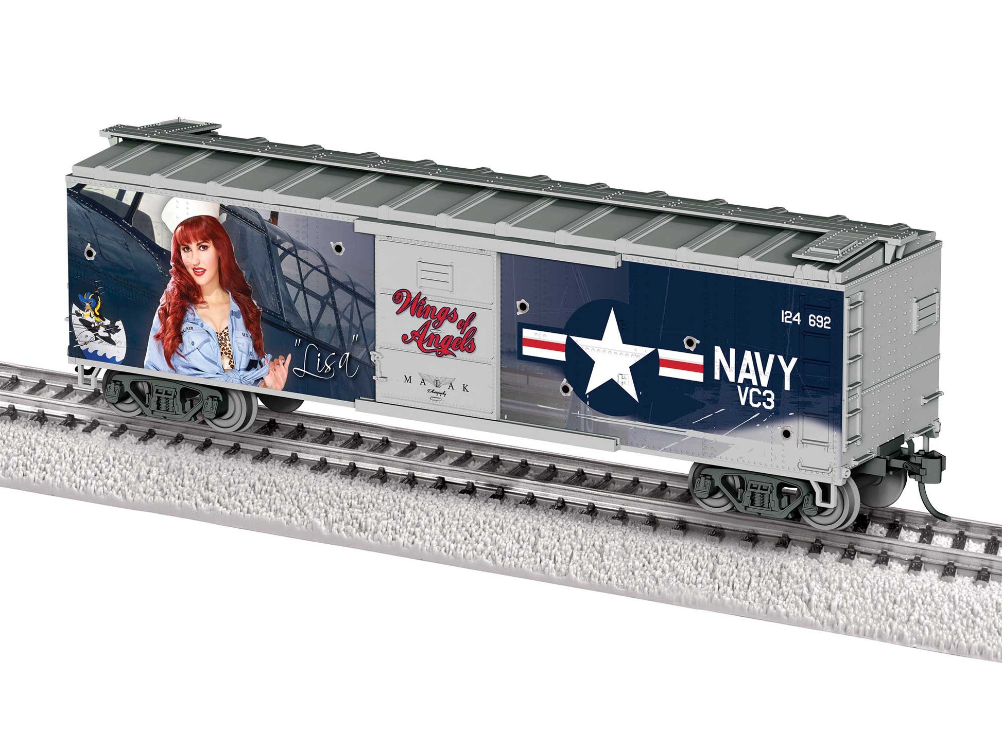 Lionel 2554030 HO Wings of Angels Lisa Marie Boxcar