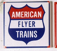 Phil Derrig Designs 2 American Flyer Trains Railroad Magnets
