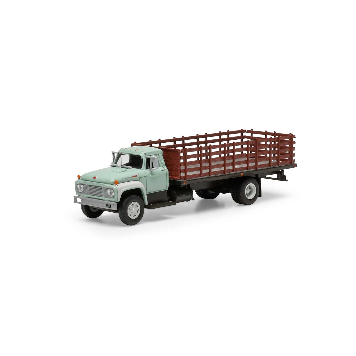 Athearn ATH84722 HO Primer Green Ford F-850 Stakebed Truck