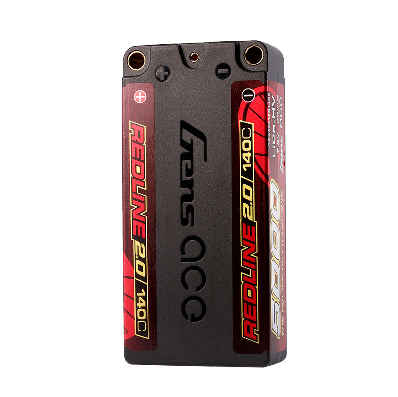 Gens Ace GEA50002S14S5 5000mAh 2S 7.6V 140C HardCase HV Redline 2.0 Lipo Battery