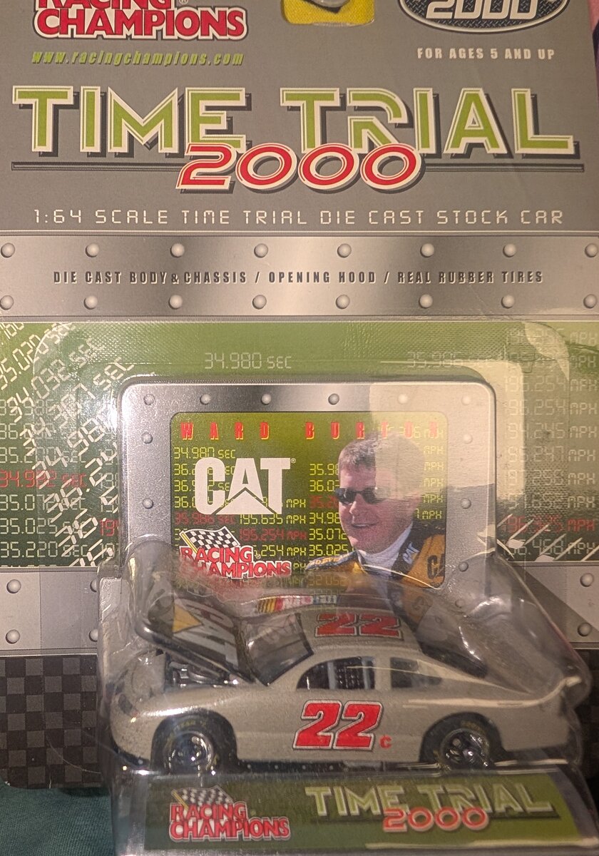 Racing Champions 91151 1:64 Diecast Time Trial 2000 Ward Burton #22 Stock Car