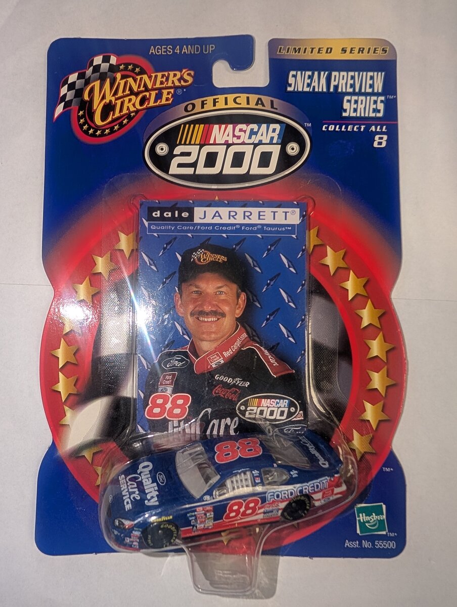 Winners Circle 55500 1:87 Die Cast Nascar 2000 Dale Jarrett #88 Ford Taurus