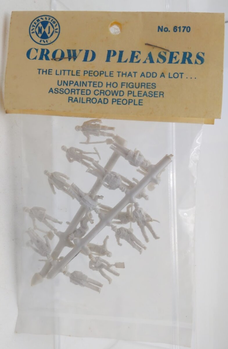 NJ International 6170 HO Scale Workers Railroad Unpainted Plastic Figures