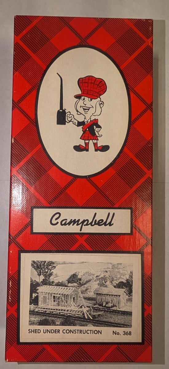 Campbell Scale Models 368-550 HO Shed Under Construction & Double Hand Car House