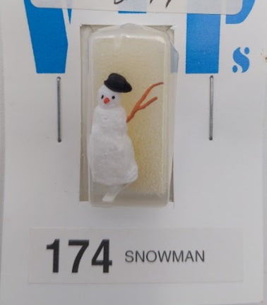E-R Models 174 HO Scale VIPs Snowman Hanpainted Figure